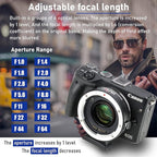 VILTROX EF-M2 Pro Lens Adapter 0.71x Auto Focus EF Lens to M4/3 Mount Adapter Compatible with Canon EF Lens to M4/3 Mount Camera GH4 GH5 GF8 GF9 GX8 GX85 G6 G7 E-M5 E-M10 E-PL7 E-PL8 E-P5 Pen-F