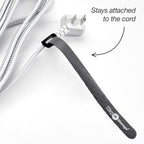 Self-Gripping Cable Ties by Wrap-It Storage, Multi-Color, 8 Inch Straps (30-pack) – Reusable Hook and Loop Cord Organizer Cable Ties for Cord Management and Desk or Office Organization