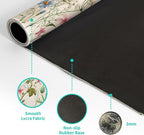 Flower Gaming Mouse Pad Large Mouse Pad for Keyboard and Mousepad Desk Mat with 3mm Non-Slip Base and Stitched Edge for Gaming and Office Computer Mat Protector Mat 31.5x11.8 Inch