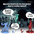 Underdusk: Elemental Encounters - 35 Unpainted Tabletop Miniatures for D&D, Pathfinder & RPGs | Includes Fire, Ice, Water, Air, and Earth Elements with Stat Blocks