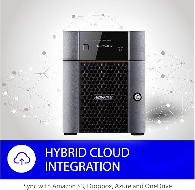 BUFFALO TeraStation Essentials 4-Bay Value-Focused Desktop NAS 16TB (4x4TB) with Hard Drives Included