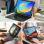Keyboard Case for iPad 10th Generation 2022 & 11th (A16, 2025) – Magic-Style Keyboard with Multi-Touch Trackpad – Floating Cantilever Stand – Magnetic Case for iPad 10.9 inch 10th / 11th Gen.