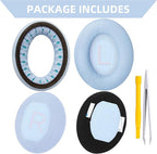 Replacement Ear Pads for Bose QuietComfort 45 (QC45)/QuietComfort SE (QC SE)/New QuietComfort Wireless Over Ear Headphones, Earpads Cushions with Softer Leather and Thicker Memory Foam