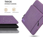 MoKo Laptop Sleeve Bag for 13.3-14 Inch, Notebook Carrying Case with Pocket Fits New MacBook Pro M3/M2 14" /13" M2/M1 Pro/M1 Max 14.2 2023-2021/Air 13.6" M2 2022, Surface Pro 9/8 13", Purple