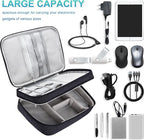 CILLA Electronics Organizer Travel, Travel Cord Organizer Case, Compact Electronics Accessories Bag for Cable, Cord, Charger, Phone
