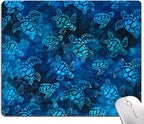 Mouse Pad, Animal Mouse Pad Custom Design, Square Waterproof Mouse Pad Non-Slip Rubber Base MousePads for Office Laptop, 9.5"x7.9"x0.12" Inch(Sea Turtle)