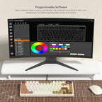 Womier SK80 Retro 75% Keyboard with Color Multimedia Display Mechanical Gaming Keyboard, Hot Swappable Gasket Mount RGB Custom Key Board, Pre-lubed Stabilizer for Mac/Win,Coffee Cat