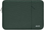 MOSISO Laptop Case 12.3 inch, 11.6-12.3 inch Laptop Sleeve Compatible with MacBook Air 11.6, Acer HP Dell Lenovo Samsung, Surface Pro, Polyester Vertical Computer Sleeve Bag with Pocket,Midnight Green