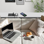30W Recessed Power Strip USB C, Desk Flush Mount Outlet Plug in 6 AC & 8 USB Ports for Furniture Conference Power Hub, 6FT