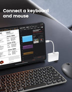 USB C SD Card Reader, Oyuiasle USB C to SD Card for iPhone 15 16/iPad/Mac/Laptop, USB-C/Type C Memory Card Adapter for iMac, iPad Pro Air Mini, MacBook Pro Air,Galaxy,MicroSD/SD