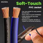 GEARit Speaker Wire 14 Gauge, Speaker Cable 100ft for Car Audio, Home Theater, CCA(Black Blue)