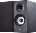 VEVOR Powered Bookshelf Speakers, 25W x 2, Active Studio Monitor Speaker with 5.5 Inch Woofer, Bluetooth/RCA/Coaxial/Optical/USB/Subwoofer Connection, Wooden Enclosure, for Record Player Turntable PC