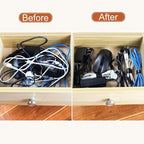 120PCS 6 Inch Cable Ties Reusable Multi-Purpose Wire Ties Cord Organizer Adjustable Cable Management 5 Colors