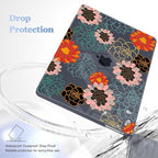 May Chen Case for MacBook Pro 13 inch M2 2023,2022,2021,2020 A2338 M1 A2251 A2289, Plastic Hard Shell Case for MacBook Pro 13" with Touch Bar Fits Touch ID, Flower