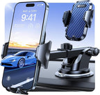 VICSEED [True Strongest Suction] [Rally Racing-Grade Stability] Phone Holders for Your Car 2025 Upgraded Car Phone Holder Mount Truck Stand Cradle for iPhone Samsung All Phones, Dark Blue