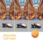 Prism Lens for iPhone & Android - Swirl Twist Blur Effect Filter, Tunnel Vision Lens, K9 Optical Glass, Durable Metal Frame - Portable Creative Tool for Cinematic Photos & Videos