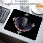 Sci-fi Galaxy Planet Mouse Pad Personalized Design Laptop Computer Non-Slip Rubber Mousepad 9.5x7.9 Inch