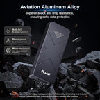 2TB External SSD, USB4 40Gbps Portable SSD 2TB with Cooling Fan, Up to 3700MB/s, External Solid State Drives Compatible with Mac mini, iPhone 15/16 Series, Tablets, MacBook, iPad, iMac, etc(FP110)
