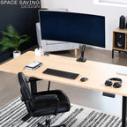 VIVO Premium Aluminum Heavy Duty Single Monitor Arm for Ultrawide Monitor up to 40 inches and 30 lbs, Desk Mount Stand, Pneumatic Height, Max VESA 100x100, Black, STAND-V110Q