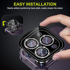 WSKEN for iPhone 14 Pro/iPhone 14 Pro Max Camera Lens Protector,[Night Shooting Mode] HD Tempered Metal Glass Camera Screen Protector Cover Film Accessories, Glitter