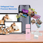 Photo-Storage-Stick 512GB Secure Auto Backup Photo Stick for All Devices | Smart Detection & Organization | Picture-Saver-Flash-Drive Easy-Photo & Video Memory-Backup-Thumb-Drive iPad-Backup-USB-Drive
