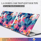 CISSOOK Compatible with MacBook Pro 14 inch Case 2024, 2023 2022 2021 Release M4 A3112 A3185 A3401 M3 A2992 A2918 M2 A2779 M1 A2442 Pro/Max Chip, Plastic Hard Case &Keyboard Cover, Muti-color Painting