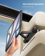KU XIU Magnetic iPad Holder for Car Headrest,Backseat Tablet Car Mountfor iPad Pro 13" M4 (2024) Only,iPad Car Holder Back Seat Travel Accessories Long Road Trip Essentials for Kids