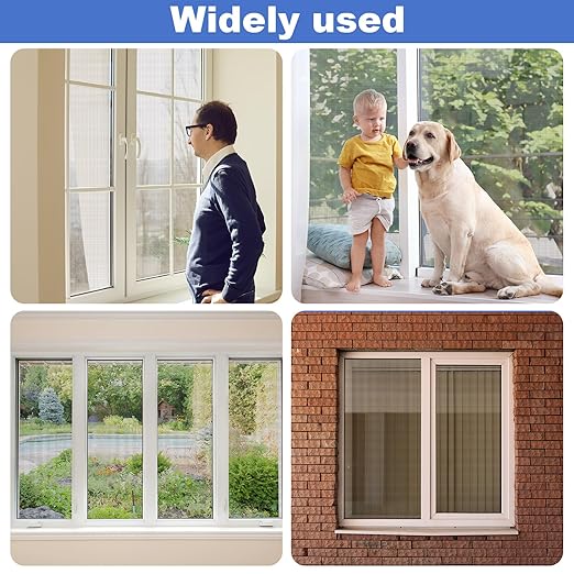 Extra Wide 10 inch x 20 ft Window Screen Tape Mesh Repair Strong Adhesive Waterproof Fiberglass Screen Repair Kit Patch for Window Door Tears Holes(Black)