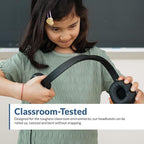 Cyber Acoustics USB Stereo Headset (AC-5008-20) – Durable, Crisp, and Clear Communication in Classrooms and at Home - 20 Pack