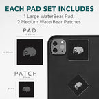 KUVRD Waterbear - Universal Screen Cleaners - Teeny Tiny Cleaning Tools for Your Lenses & Screens - 2-Pack - (2-PAD Sets)