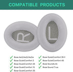 Replacement Ear Pads for Bose QuietComfort 35 (QC35) & Quiet Comfort 35 II (QC 35 ii) Headphones, EarPads Cushions with Noise Isolation Memory Foam, Softer Protein Leather, Added Thickness