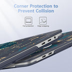 for MacBook Pro 16 inch Case 2019 2020 Release Model A2141, Plastic Hard Shell Cover with Keyboard Cover & Screen Protector for MacBook Pro 16 inch with Touch Bar & Touch ID - Butterfly P113