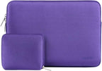 MOSISO Laptop Case 13.3 inch, 13-13.3 inch Laptop Sleeve Bag Compatible with MacBook Air/Pro 13 / Pro 14, HP Dell ASUS Lenovo Notebook, Neoprene Computer Sleeve Bag with Small Case, Ultra Violet