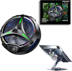 Magnetic Cooler for iPad,Tablet Cooler for ipad/Surface pro/Samsung Tab,Universal Radiator with Temperature Display for Mobile Gaming,Tiktok Live Streaming(Including Tablet Stand Holder)