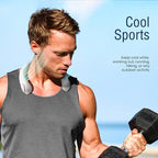 Portable Neck Fan -3 Speed Rechargeable Bladeless Neck Cooler, Quality Comfortable Lightweight, Personal Neck Fan For Women & Men Modern Design, Great Cooling Fan For Travel, Outdoors & Sports