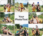 Custom Mouse Pad, Personalized Mouse Pad with Photo & Text, Neoprene Mouse Mat for Laptop Computer Office Desk, Mousepad Small with Anti-Slip Rubber Base