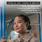 Sony WF-1000XM5 The Best Truly Wireless Bluetooth Noise Canceling Earbuds & in-Ear Headphones with Alexa Built-in, Silver