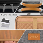 ZINZ Laptop Case Computer Sleeve Briefcase with Multi-pockets for 11.6 12.9 13 13.3 14 15 15.6 16 inch Notebooks