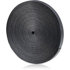 WILLBOND 3/4 Inch x 90ft Fastening Tape Cable Ties Reusable Fastening Nylon Tape Double Side Hook Roll Hook and Loop Straps Wires Cords Management Wire Organizer Straps (Black)