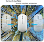 The Trees Under Blue Sky Mouse Pad Mat Rectangle Non-Slip Rubber Mousepad for Office Laptop