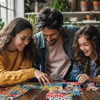 White Mountain Daytime TV History Puzzle 1000 Piece Retro Collage Jigsaw Puzzle for Adult Grandparents