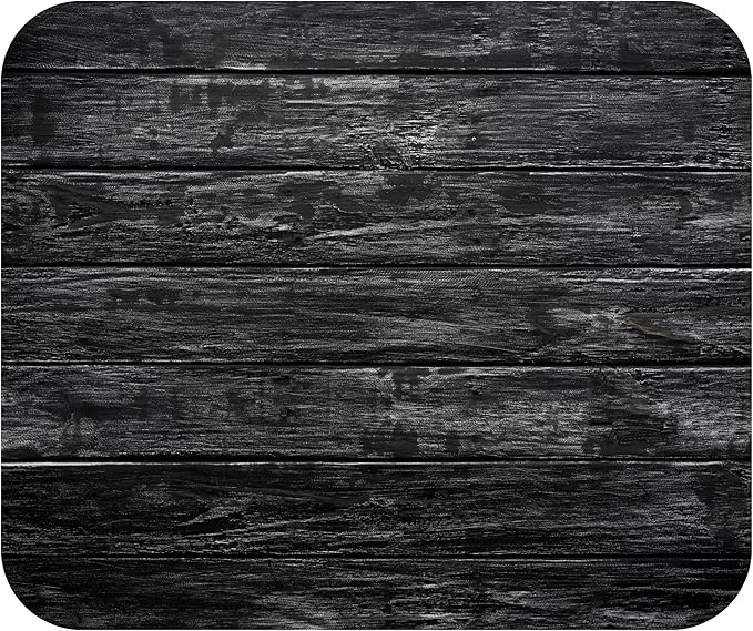 Decorative Colorful Mouse Pad Mat Mousepad for Desk Computer Laptop PC Gaming Home or Office Gift (Black Wood CB07)