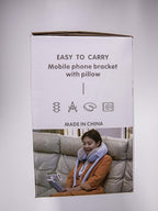 MoKo Neck Phone Holder, 360 Rotatable Gooseneck Pillow Stand, Fits 4"-11" Devices, iPhone 16/15/14/13, Galaxy S21/S9, iPad 11/12.9