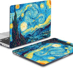Mektron for MacBook Pro 16 inch Case A2141, 2020 2019 Pro 16-inch Touch Bar & Touch ID Starry Sky Matte Hard Shell Cover Keyboard Skin Screen Protector