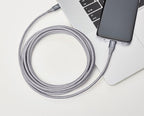 Amazon Basics USB C to USB C Cable, New Nylon USB C Charger Cable (10 feet, Type C 60W(3A) for iPhone 15/15 Pro/15 Plus/15 Pro Max, iPad mini 6/ Pro 2021, MacBook Pro 2020, Samsung Galaxy S23,Switch