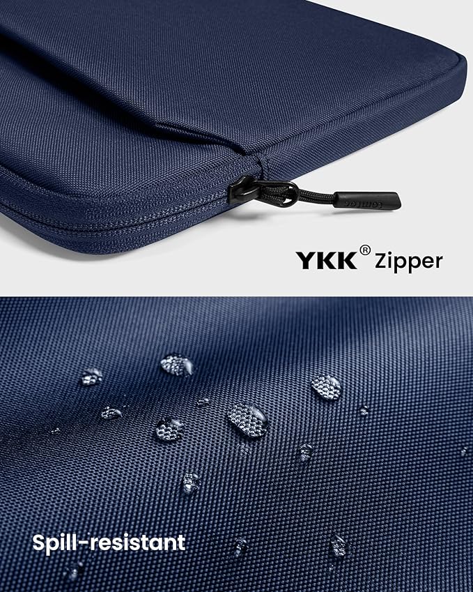 tomtoc Slim Laptop Sleeve for 14-inch MacBook Pro M4/M3/M2/M1 Pro/Max 2024-2021, Water-Resistant Protective Case for 13.8 Inch Surface Laptop AI PC, Accessory Bag