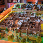 Knight Dungeon Set - Mini Dungeon Castle Cavern DND Terrain for Tabletop RPGs, Dungeons & Dragons, Pathfinder, War Gaming, and More! by DCD (200+pcs, 7sqft, 32rooms)