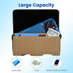 Mopaclle Nylon Phone Holster for iPhone 17 Pro Max, 17 Air, iPhone 16 Pro Max,iPhone 15 Pro Max 14 13 Pro Max & Plus, Premium Cell Phone Belt Holder with Belt Clip for Galaxy S25 Plus,S24 Plus