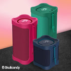 Skullcandy Terrain XL Wireless Bluetooth Speaker - IPX7 Waterproof Portable Speaker, 18 Hour Battery, Nylon Wrist Wrap, True Wireless Stereo (Navy)