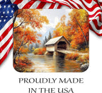 Fall Season Mouse Pad Mat Mousepad for Desk Computer Laptop PC Gaming Home or Office Gift (Bridge MP82)